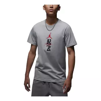 Футболка с логотипом спортивная футболка Air Jordan, серый