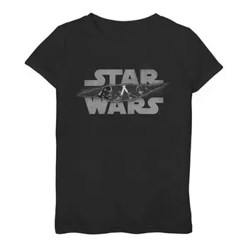 Футболка с логотипом Star Wars Battle Tear для девочек 7–16 лет Licensed Character