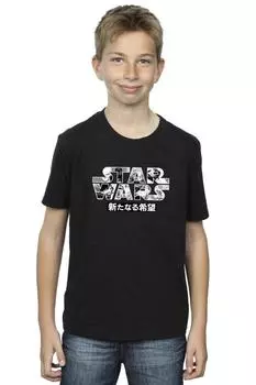 Футболка с логотипом Star Wars, черный