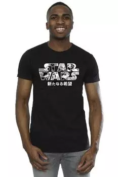 Футболка с логотипом Star Wars, черный