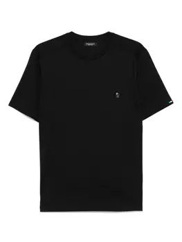 Футболка с логотипом Stefano Ricci, черный