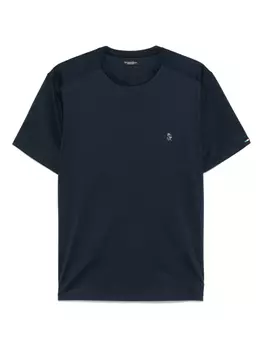 Футболка с логотипом Stefano Ricci, синий