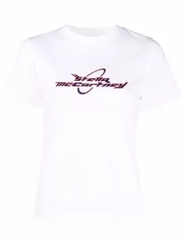 Футболка с логотипом Stella McCartney, белый