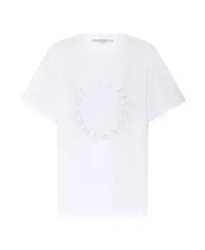 Футболка с логотипом Stella Mccartney, белый