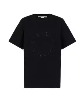 Футболка с логотипом Stella Mccartney, черный