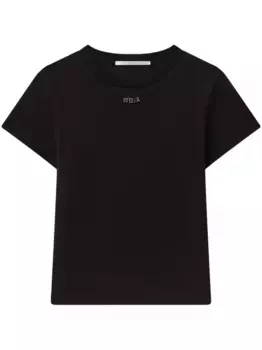 Футболка с логотипом STELLA MCCARTNEY, черный