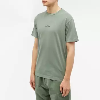 Футболка с логотипом Stone Island на спине