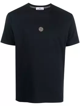 Футболка с логотипом Stone Island, синий