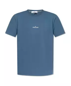 Футболка с логотипом Stone Island, синий