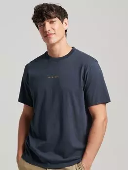 Футболка с логотипом Superdry Code Surplus, черника