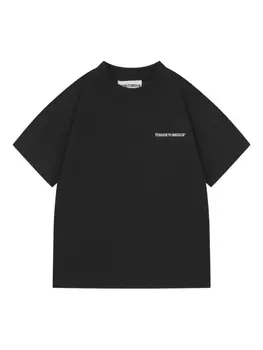 Футболка с логотипом THE COUTURE CLUB KIDS, черный