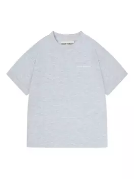 Футболка с логотипом THE COUTURE CLUB KIDS, серый