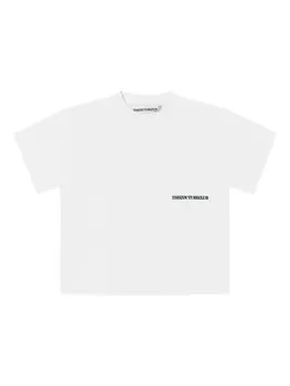 Футболка с логотипом THE COUTURE CLUB KIDS, белый