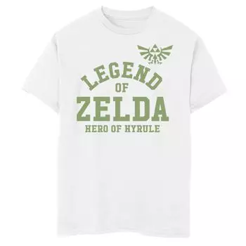 Футболка с логотипом The Legend Of Zelda Hero Of Hyrule для мальчиков 8–20 лет Licensed Character