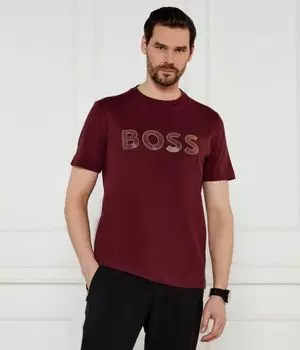 Футболка с логотипом tl Regular fit Boss Green, красный