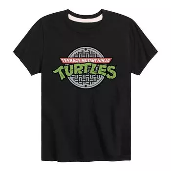 Футболка с логотипом TMNT Sewer для мальчиков 8–20 лет Licensed Character