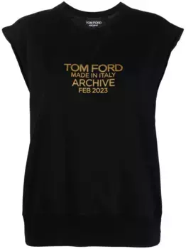 Футболка с логотипом TOM FORD, черный