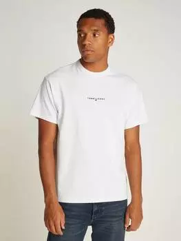 Футболка с логотипом Tommy Hilfiger, белый