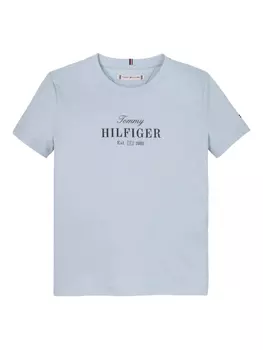 Футболка с логотипом Tommy Hilfiger Junior, синий
