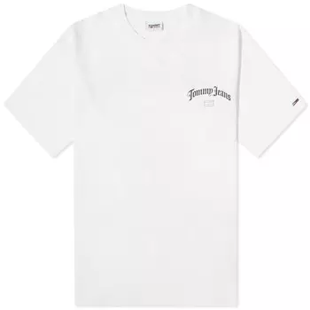 Футболка с логотипом Tommy Jeans Arch, белый