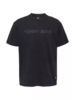 Футболка с логотипом Tommy Jeans, черный