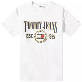 Футболка с логотипом Tommy Jeans Luxe, белый