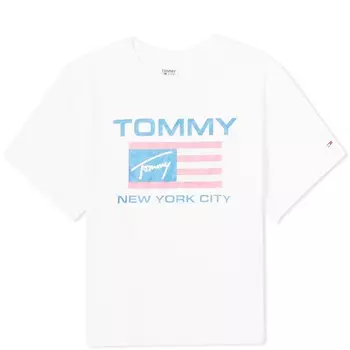 Футболка с логотипом Tommy Jeans Modern Prep, белый