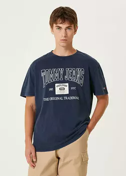 Футболка с логотипом Tommy Jeans, синий