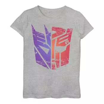 Футболка с логотипом Transformers Decepticon Autobot для девочек 7–16 лет Licensed Character