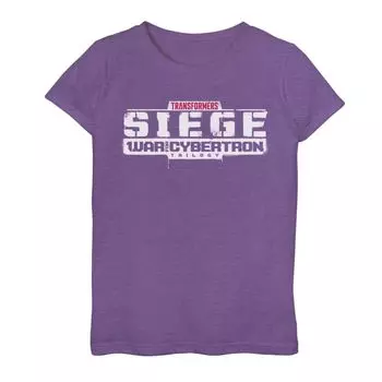 Футболка с логотипом Transformers Siege Cybertron для девочек 7–16 лет Licensed Character