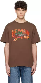 Футболка с логотипом Tropical Island Fill Arch коричневого цвета Billionaire Boys Club