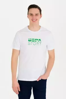 Футболка с логотипом U S Polo Assn , белый