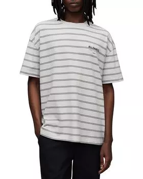 Футболка с логотипом Underground и графическим рисунком ALLSAINTS, цвет Gray