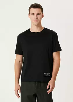 Футболка с логотипом Valentino, черный