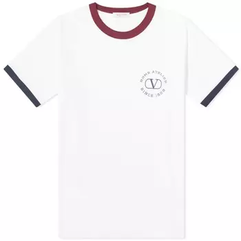 Футболка с логотипом Valentino, мультиколор