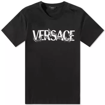 Футболка с логотипом Versace Baroque
