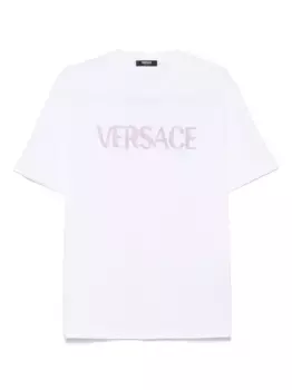 Футболка с логотипом VERSACE, белый