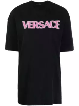 Футболка с логотипом VERSACE, черный