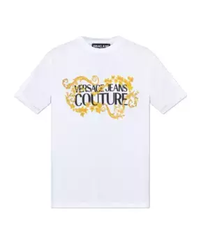 Футболка с логотипом Versace Jeans Couture, белый