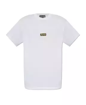 Футболка с логотипом Versace Jeans Couture, белый