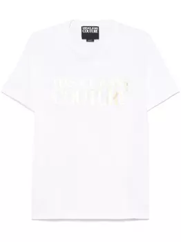 Футболка с логотипом Versace Jeans Couture, белый