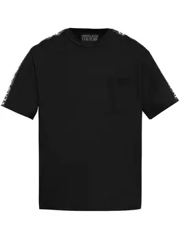 Футболка с логотипом Versace Jeans Couture, черный
