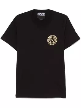 Футболка с логотипом Versace Jeans Couture, черный