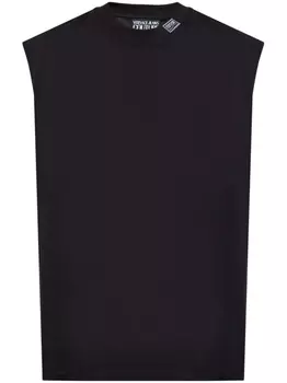 Футболка с логотипом Versace Jeans Couture, черный