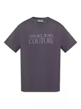 Футболка с логотипом Versace Jeans Couture, фиолетовый