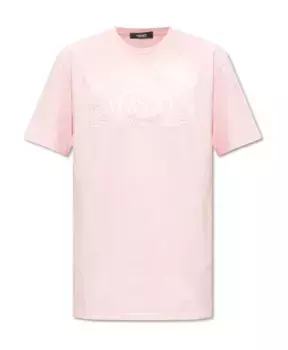 Футболка с логотипом Versace, розовый