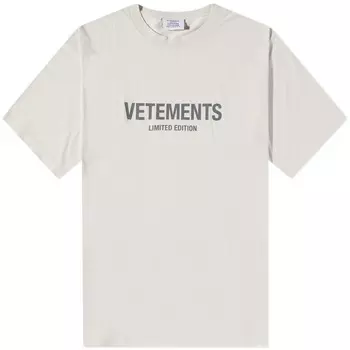Футболка с логотипом Vetements Limited Edition