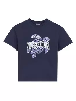 Футболка с логотипом Vilebrequin Kids Puff, синий