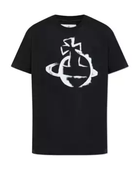 Футболка с логотипом Vivienne Westwood, черный