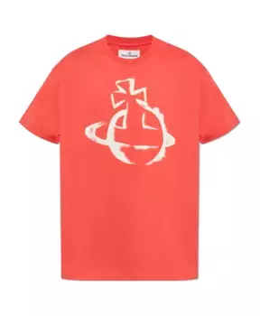 Футболка с логотипом Vivienne Westwood, красный